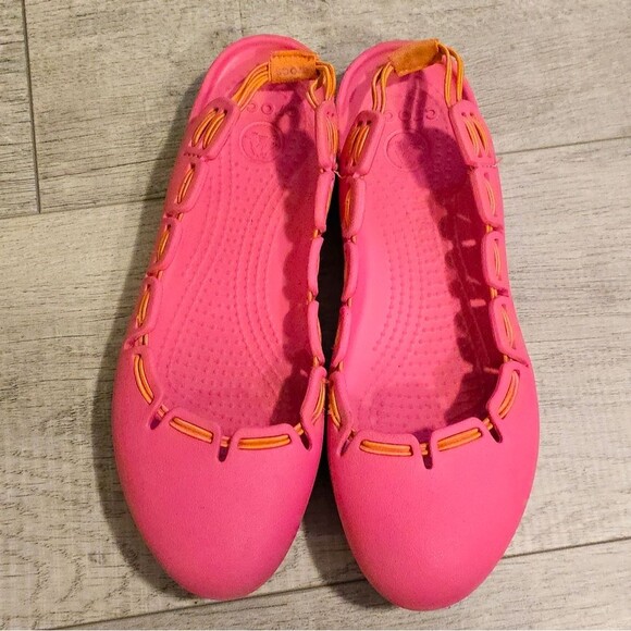 Crocs Springi Ballet Flats in Pink - Picture 1 of 7